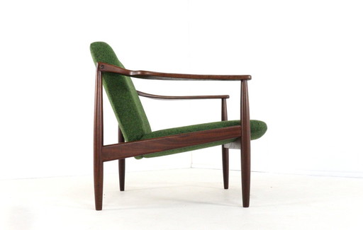 Hartmut Lohmeyer voor Wilkahn fauteuil vintage gestoffeerd