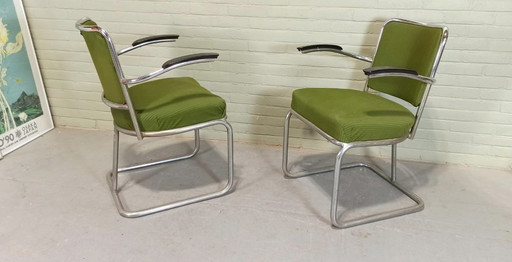 2 x chaises Bauhaus Gispen