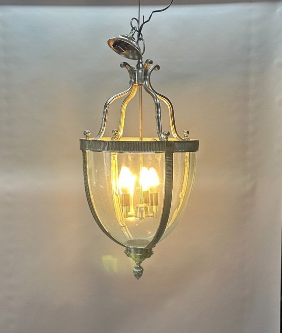 Image 1 of Lampada a sospensione di lusso Casa Padrino - Lampadario a calice/lanterna