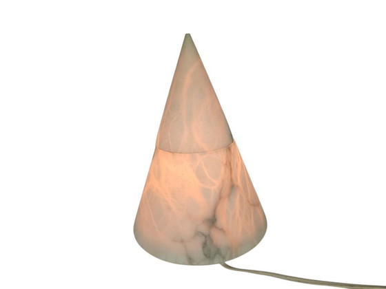 Image 1 of Pegasan S.L. - alabaster - Spain - cone - table lamp - 80s