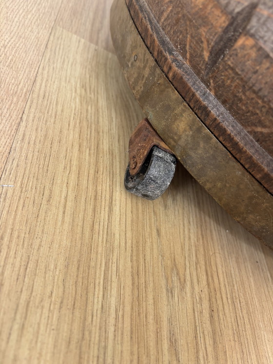 Image 1 of Antique Wooden Barrel Bar
