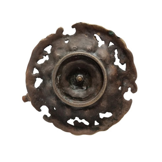 Image 1 of chandelier en bronze vintage