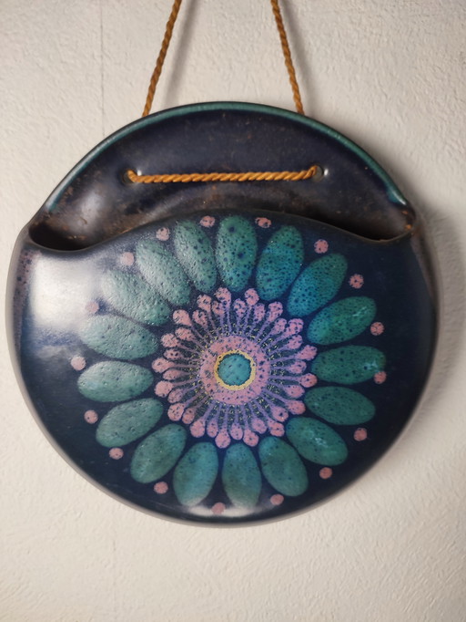 Vintage Porta Celi Wall Hangings Wall Decoration Plant Holders Ceramic 2 Pieces