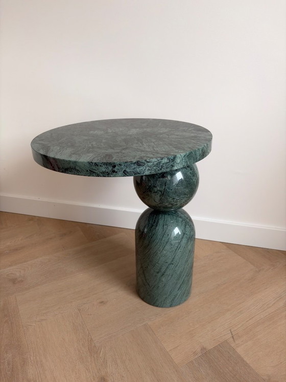 Tavolino in marmo verde, Tavolini, Modern (foto 2 di 5)