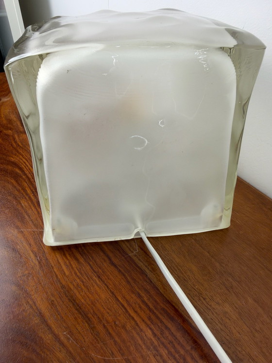 Ikea Vintage Ice Glazen Lamp – Tafellampen (photo 6 of 8)