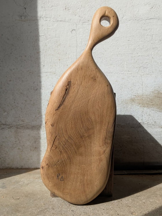 Grande Vassoio in Rovere Massiccio Intagliato – retroDom, Accessori da tavola, Wood (photo 5 of 6)