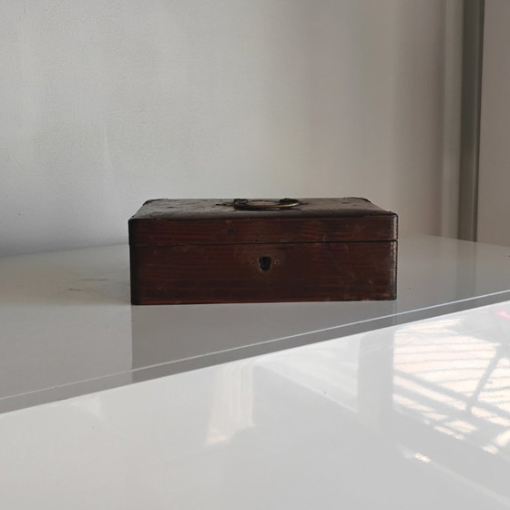 Image 1 of ANTIQUE WOODEN BOX - ART DECO