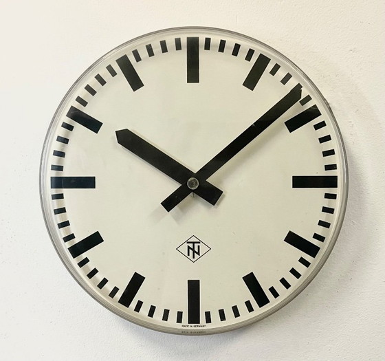 Image 1 of Industrial Station Wall Clock from TN, 1960