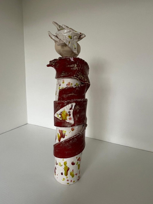 Ceramic female figure