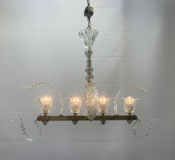 Image 1 of Pendant chandelier ++RARITY ++SEGUSO V.A. restored made in Italy