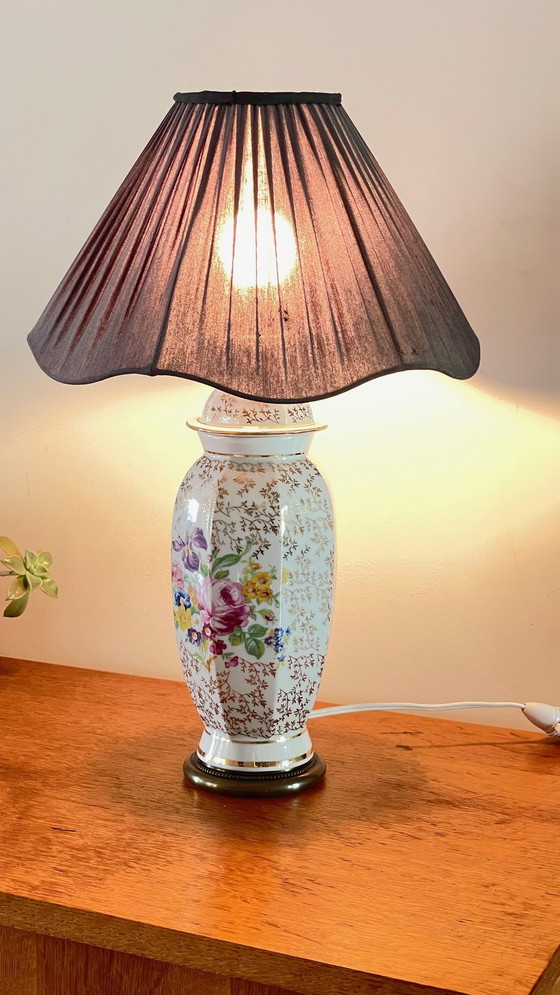 Image 1 of Lampe Edition D’Art Porcelaine De Limoges France