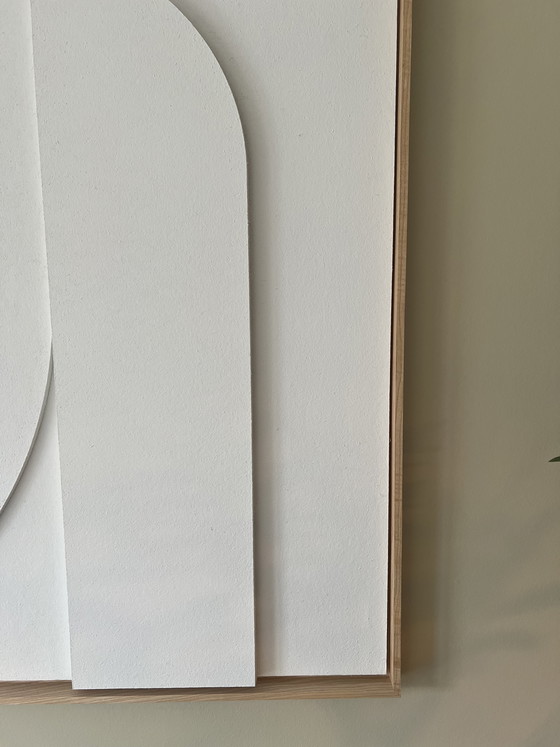 Image 1 of Panneau d'art en relief encadré HKliving - Très grand