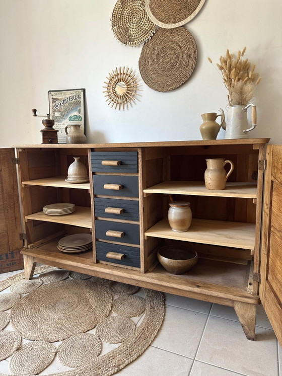 Credenza stile René Gabriel, patinata – Credenze, Wood (photo 7 of 15)