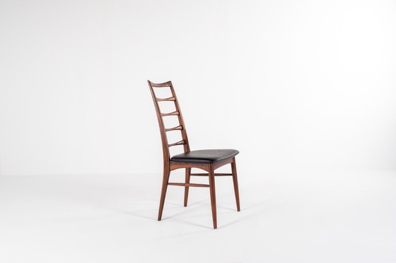 Image 1 of Set of 6 Niels Koefoed “Lis” Rosewood Chairs for Hornslet Møbelfabrik, Denmark, 1960s