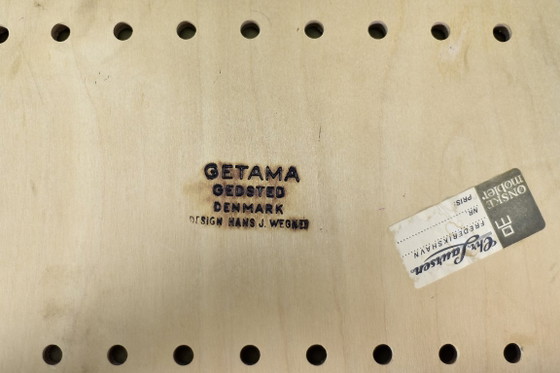 Image 1 of Chaises danoises en chêne, style Mid-Century Modern, par Hans J. Wegner pour Getama, années 1960, lot de 4
