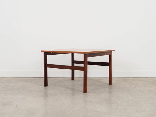 Table basse en acajou, design danois, années 1970, fabriquée au Danemark