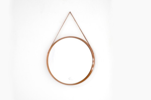 Vintage wooden mirror, Italy, 1960s.