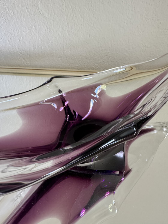 Image 1 of Coppa di cristallo di ametista 70s