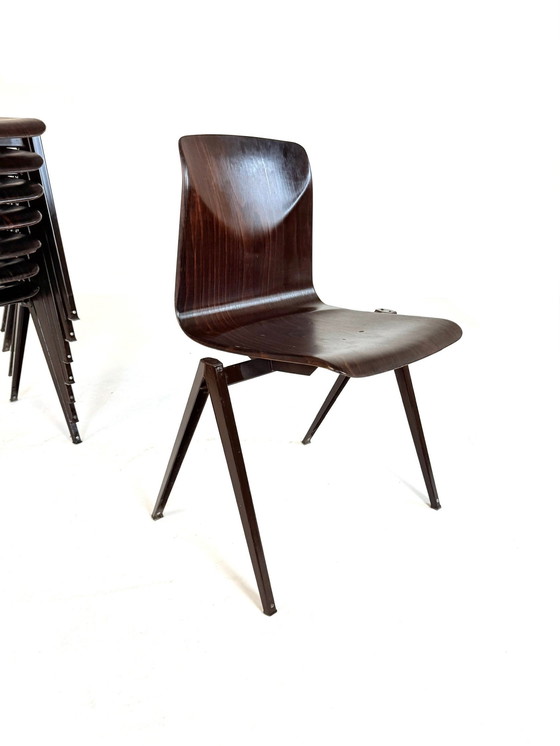 Image 1 of 8x eetkamerstoel model S22, Galvanitas ‘60