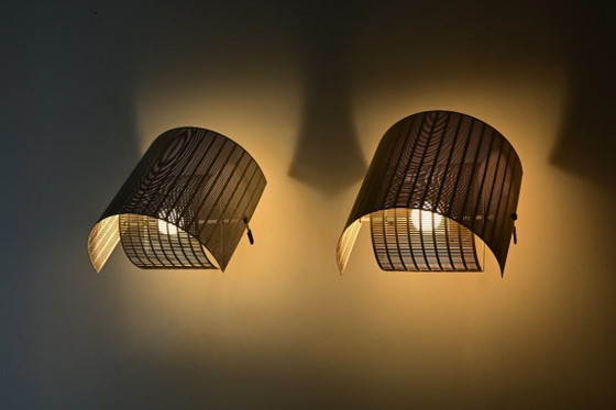 Image 1 of Shogun wandlampen van Mario Botta voor Artemide, jaren 80, set van 2