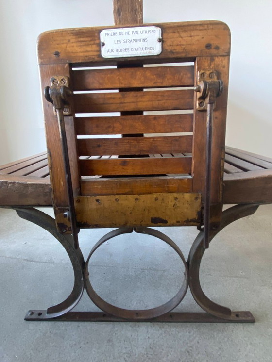 Image 1 of autentica panchina della metropolitana parigina