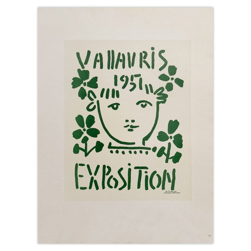 Pablo Picasso Affiche AF 1951 - Exposition Vallauris 1959 – posters, Paper (photo 2 of 5)
