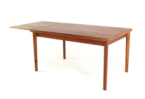 Image 1 of Henning Kjearnulf Vejle rectangular extendable dining table XL vintage