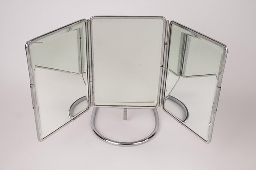 Rare ophthalmologist triptych mirror 1930s