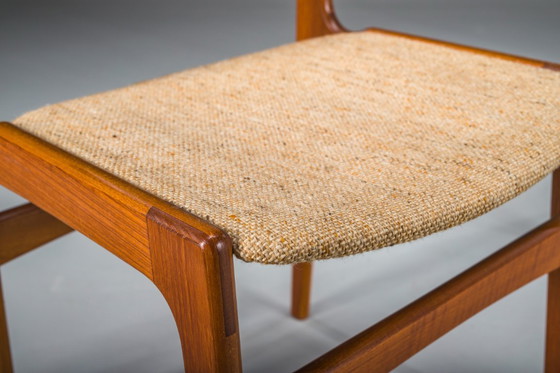 Image 1 of Teakhouten eetkamerstoelen, toegeschreven aan Erik Buch voor Anderstrup Stolefabrik, Denemarken, jaren 70, set van 3.