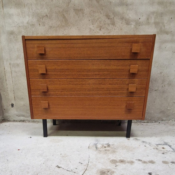 Image 1 of Slotboom vintage ladekast schoenenkast dutch design 