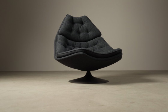 Image 1 of Artifort F588 lounge chair with ottoman by Geoffrey Harcourt, 1967