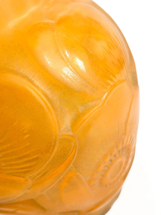 French Art Deco Pâte de Verre Vase by Pierre d'Avesn, 1930s – Glass (photo 6 of 6)