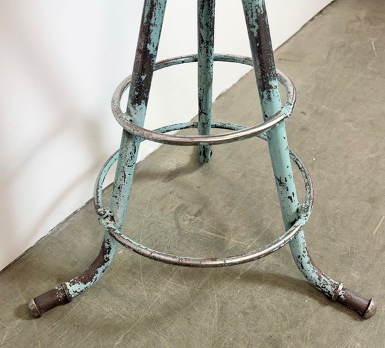 Image 1 of Green Industrial Workshop Stool, 1960s
