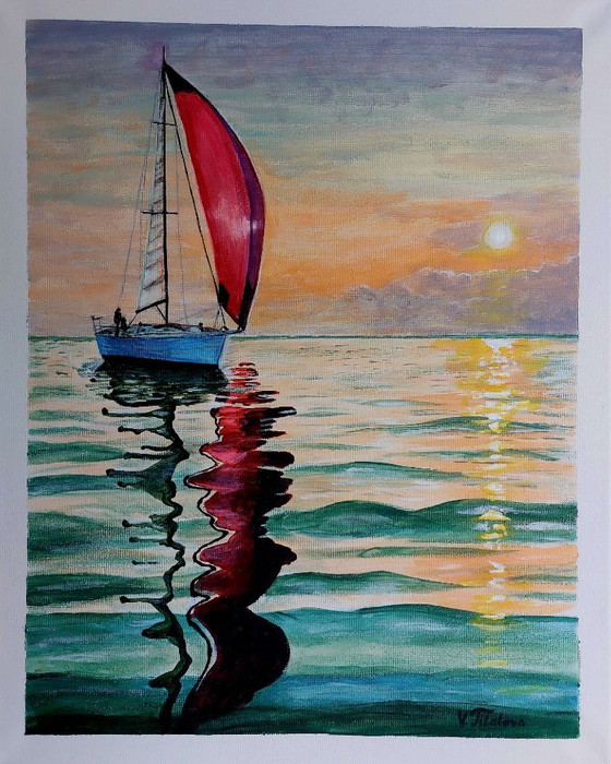 Meeresgemälde – V. Titovs, Kunst, Leinwand (photo 4 of 5)