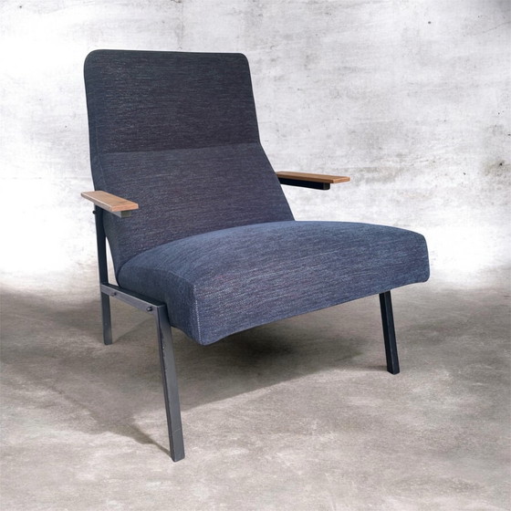 Poltrona lounge Martin Visser Sz67, anni '60., Poltrone, Metallo, Tessile, Nero (foto 5 di 7)