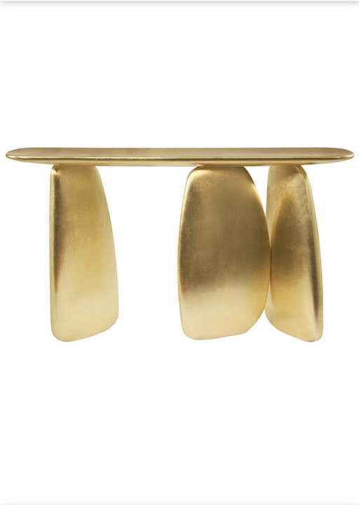 Designer Konsole Blattgold 