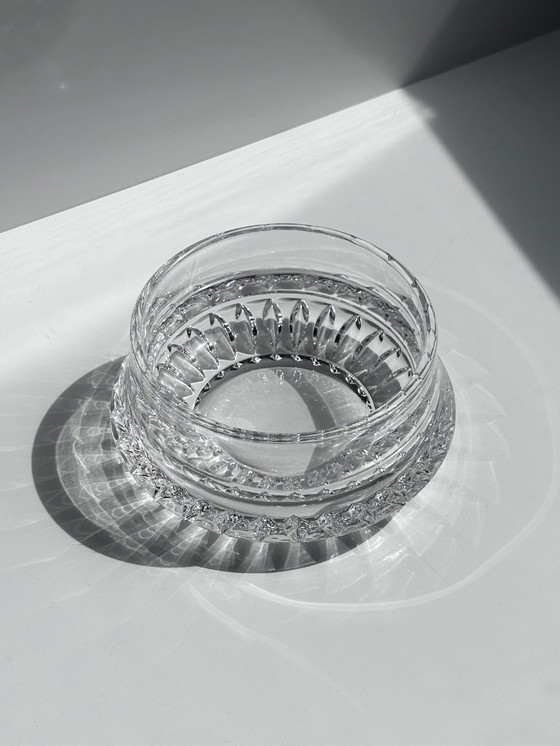 Image 1 of Ciotola di cristallo vintage / Vide Poche Mid Century 60s 70s Brutalist Bonbonniere