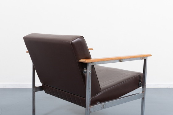 Image 1 of Anni '60 Coppia di poltrone architettoniche di design italiano