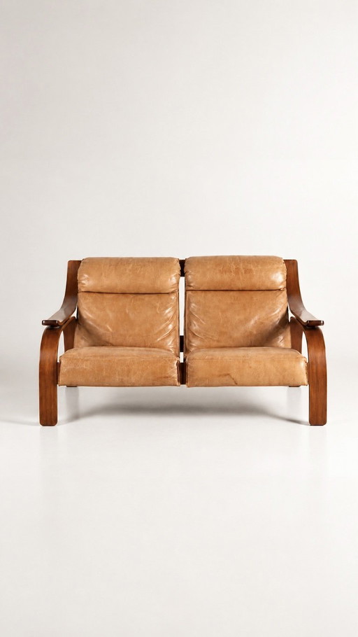 Woodline-Sofa, Marco Zanuso für Arflex, 1962