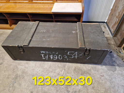 Grande scatola di munizioni dell'esercito