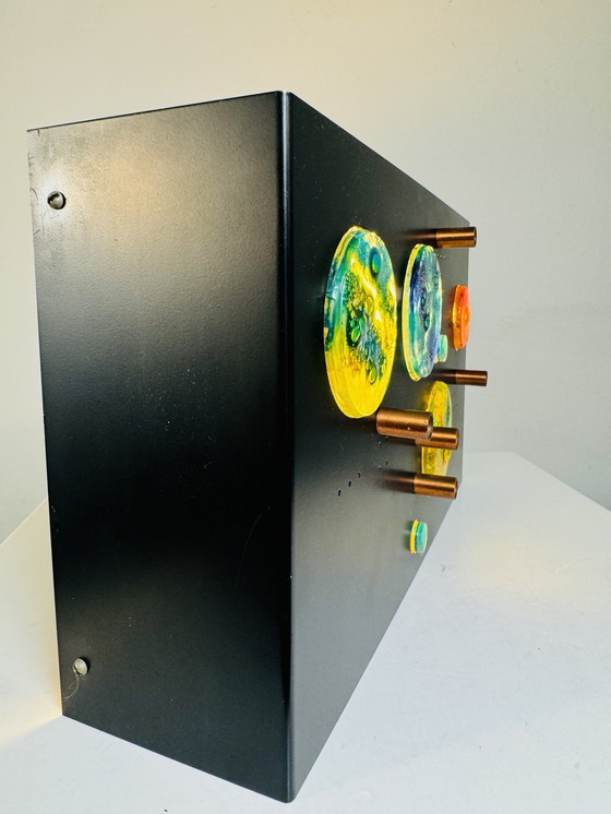 Image 1 of C-1701 KOLLAGEN-WANDLEUCHTE VON WILLEM VAN OYEN FÜR RAAK AMSTERDAM, NIEDERLANDE 1960er Jahre