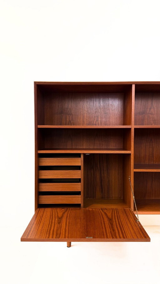 Mid century Vintage teak bookcase, Denmark, 1960s