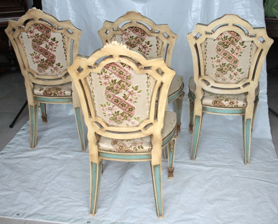Image 1 of Ensemble de 4 chaises Napoléon III, seconde moitié du 19e siècle, France