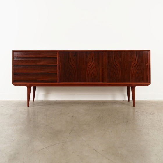 Image 1 of Anrichte aus Palisanderholz, dänisches Design, 1970er Jahre, hergestellt von Omann Jun