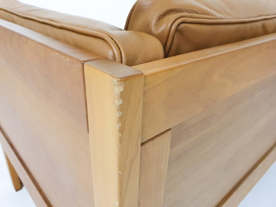 Image 1 of Borge Mogensen per il divano Fredericia "2343" in pelle cognac, Danimarca anni '60