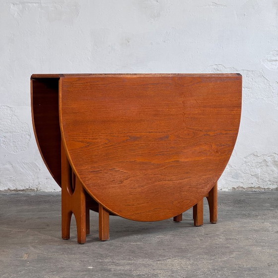 Image 1 of Vintage Teak Gateleg Drop-Leaf Dining Table by Jentique, 1960