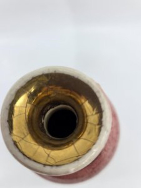 Image 1 of Georges Pelletier vaso soliflore Decorazione in oro fino Francia 1970