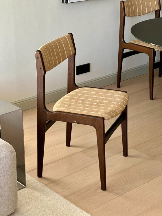 Image 1 of 6x Esszimmerstühle aus Teakholz von Erik Buch für Anderstrup Møbelfabrik, 1960er Jahre