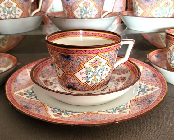 Sarreguemines MINTON Service en Parfait état - Décor 787, Vaisselle, Porcelaine, Rose (photo 3 sur 8)