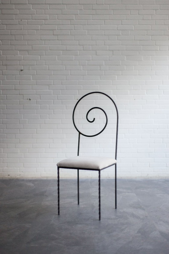 Image 1 of Suspiral chairs by Luigi Serafini for Sawaya & Moroni, Italy, 1980s